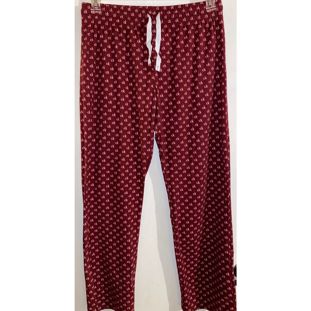 CALVIN KLEIN Stretchy Sleep Pants Logo print Size M Very soft